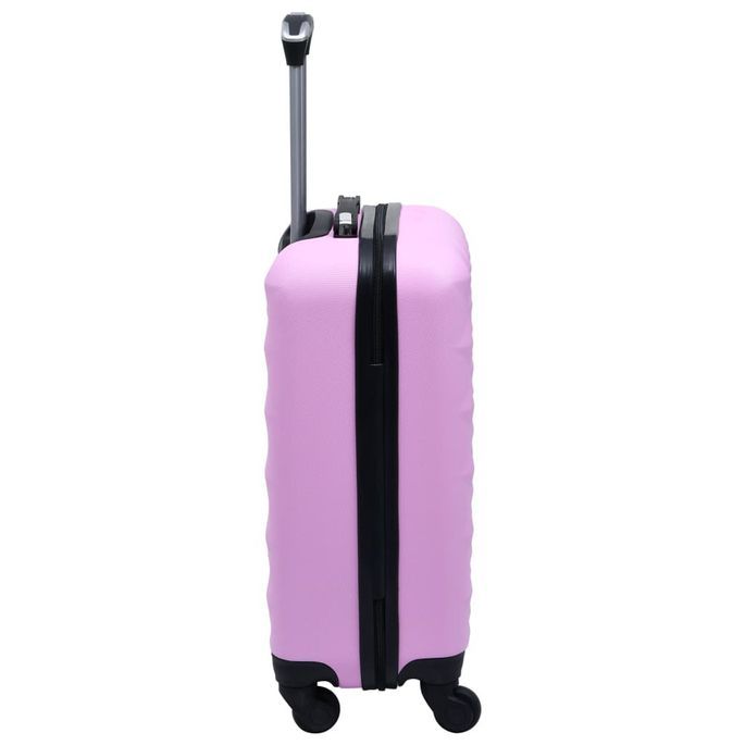 Ensemble de valises rigides 2 pcs Rose ABS - Photo n°8