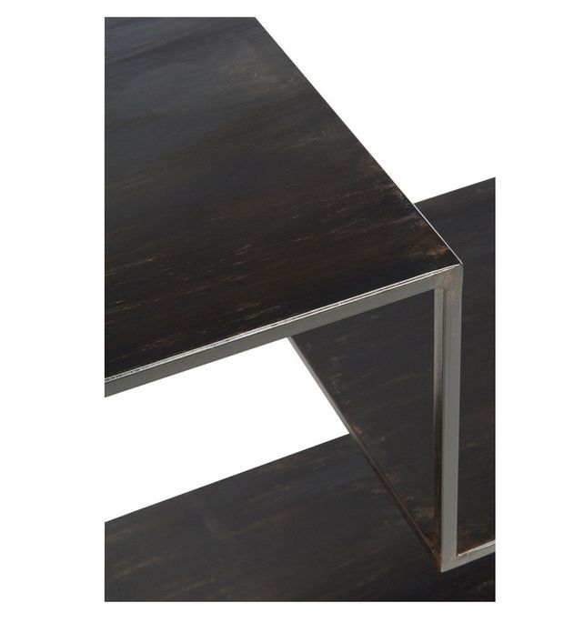 Etagère 4 plateaux métal noir Narsh L 101 cm - Photo n°6
