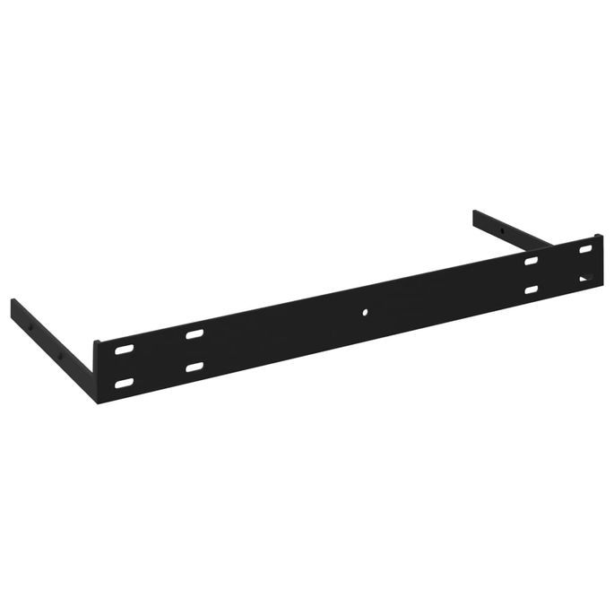 Étagère murale flottante 2 pcs Blanc brillant 60x23,5x3,8cm MDF - Photo n°9