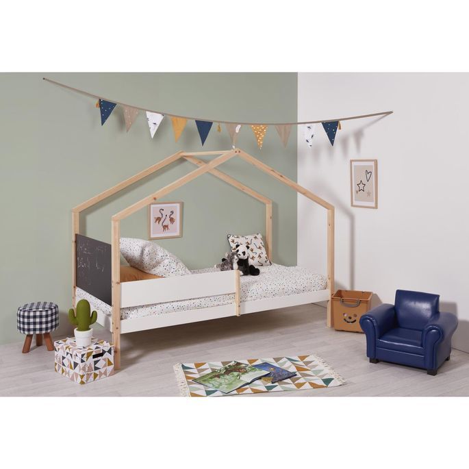 Fauteuil Club Enfant Simili Cuir Bleu Klubb Lestendances Fr