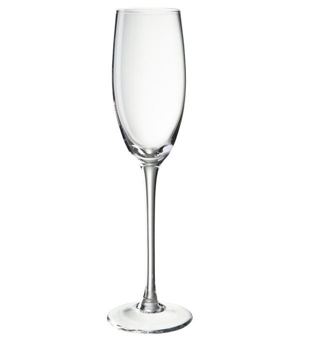 Flûte à champagne verre transparent Ocel - Photo n°1