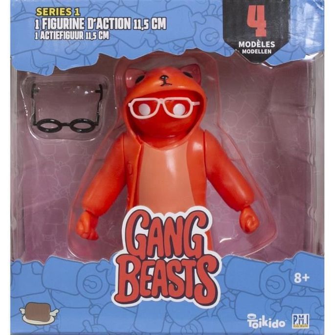 Gang Beasts - 1 Figurine Articulée de 11,5 cm - Lot #1 - Figurines de Collection - Jeux Vidéos - Lansay - Photo n°1