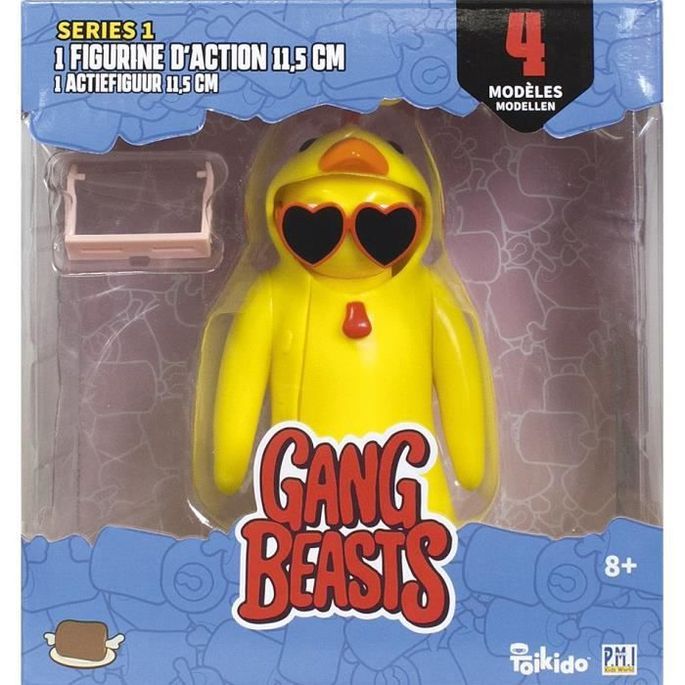 Gang Beasts - 1 Figurine Articulée de 11,5 cm - Lot #4 - Figurines de Collection - Jeux Vidéos - Lansay - Photo n°1