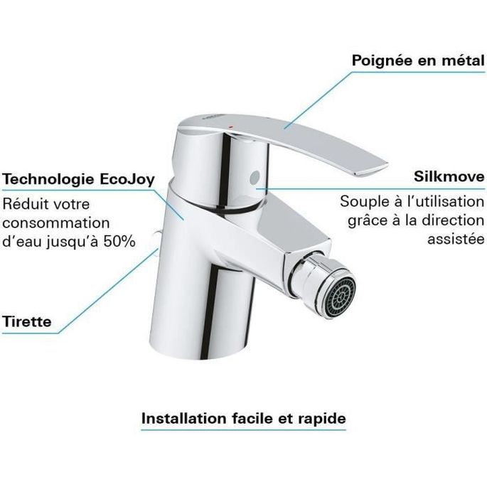 GROHE - Mitigeur monocommande Bidet - Taille S 3 - Photo n°2