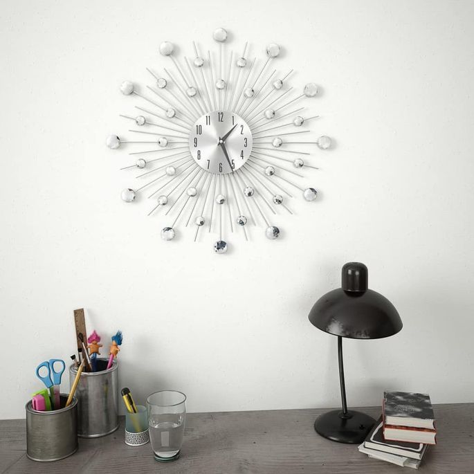 Horloge murale avec mouvement à quartz Design moderne 50 cm 3 - Photo n°2
