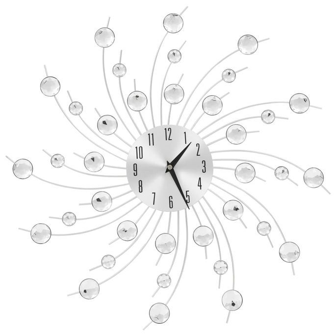 Horloge murale avec mouvement à quartz Design moderne 50 cm - Photo n°1