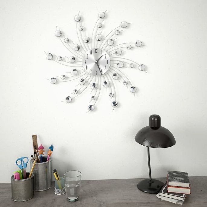 Horloge murale avec mouvement à quartz Design moderne 50 cm - Photo n°2