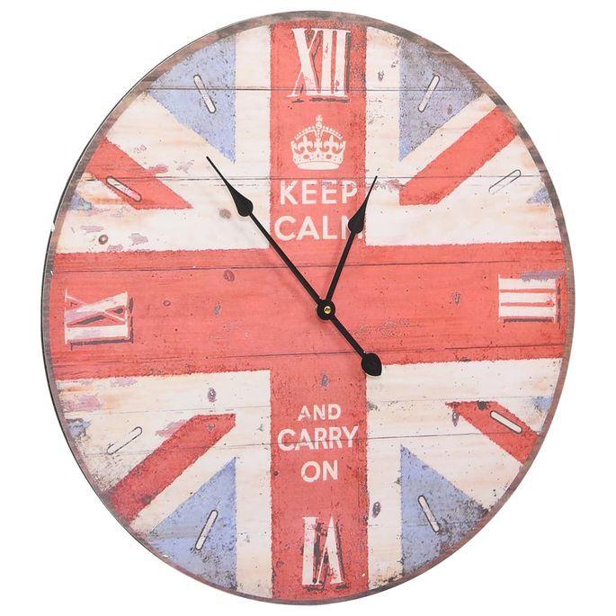 Horloge murale vintage Royaume-Uni 60 cm - Photo n°3