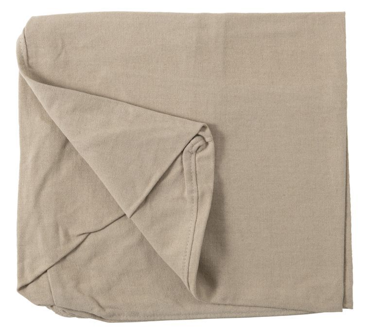 Housse pour canapé en lin naturel Manuela 220 x 105 cm - Photo n°1