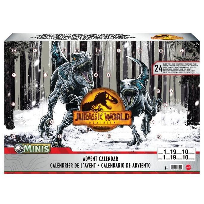 JURASSIC WORLD - CALENDRIER DE L'AVENT - Figurines d'action - 3 ans et