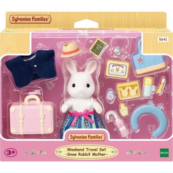 La maman lapin neige et sa valise de weekend - SYLVANIAN FAMILIES - 5641 - A partir de 3 ans - Photo n°3