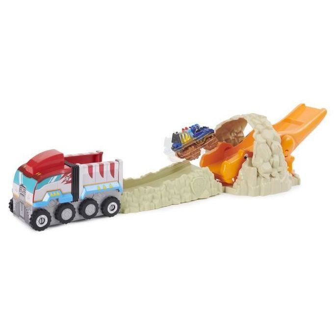 LA PAT' PATROUILLE - Camion Dino Patroller T-Rex Pat Patrouille - 6059297 - Avec véhicule True Metal de Chase - Photo n°1