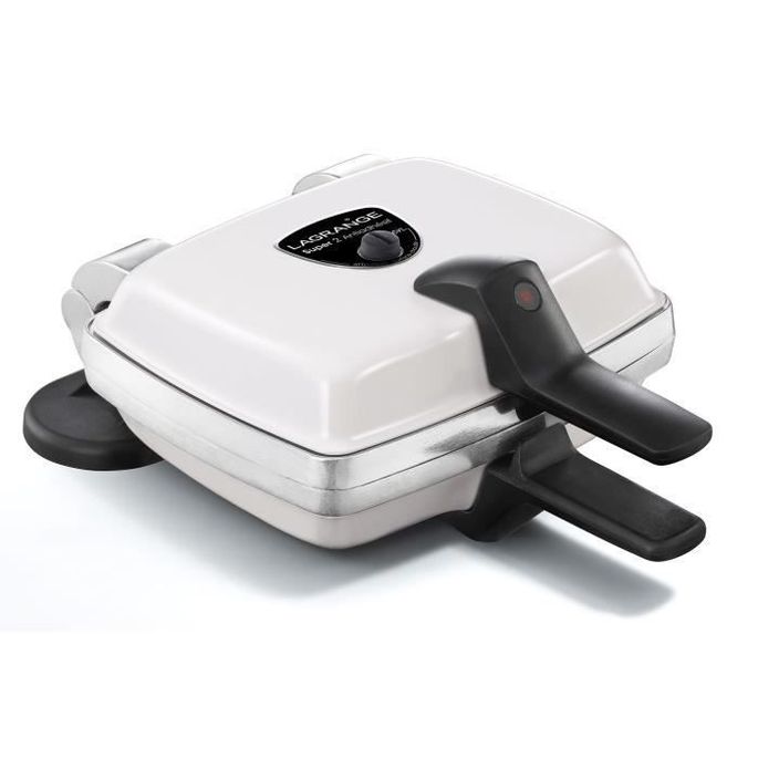 LAGRANGE Gaufrier Super 2 Antiadhésif 1000W 2 jeux de plaques