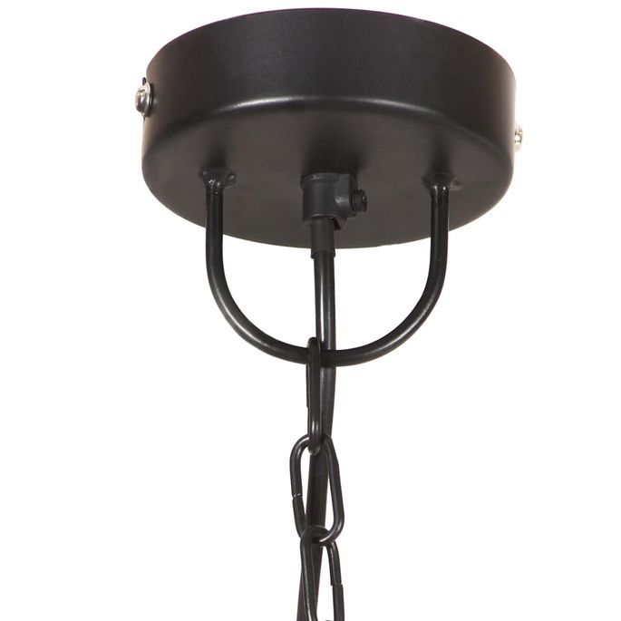 Lampe suspendue 25 W Noir Rond 48 cm E27 - Photo n°5