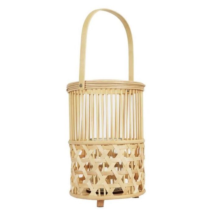 Lanterne - 51 x 21 x 21 cm - Beige - Cylindrique - CMP - Photo n°6