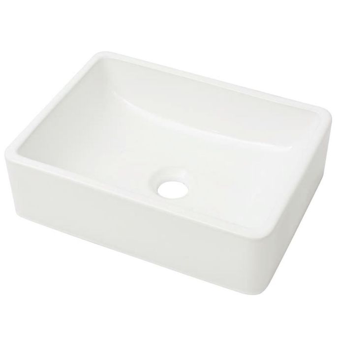 Lavabo Céramique Blanc 41 x 30 x 12 cm - Photo n°2