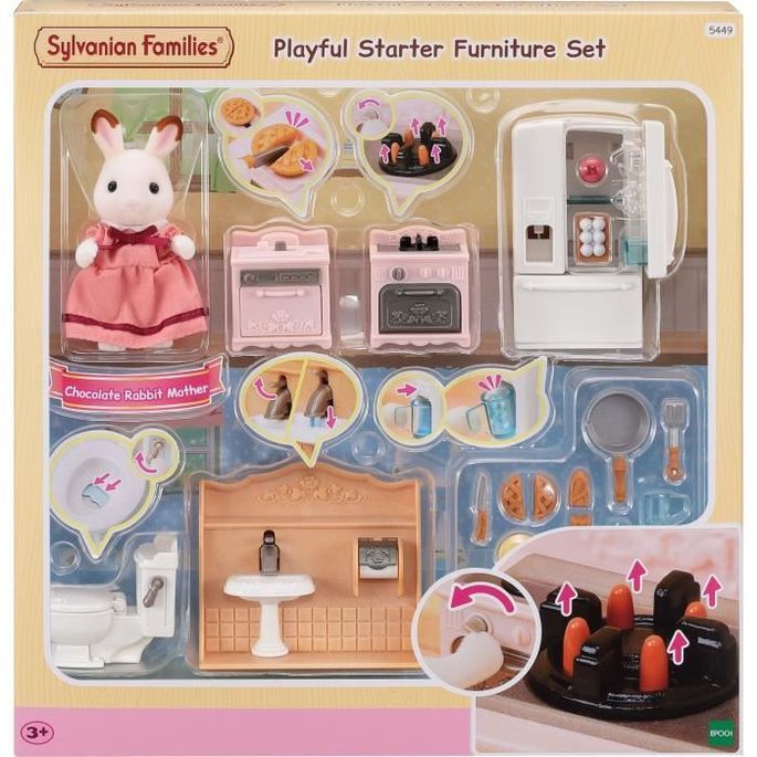 Le set d'ameublement cosy cottage et maman - SYLVANIAN FAMILIES - 5449 - A partir de 3 ans - Photo n°2
