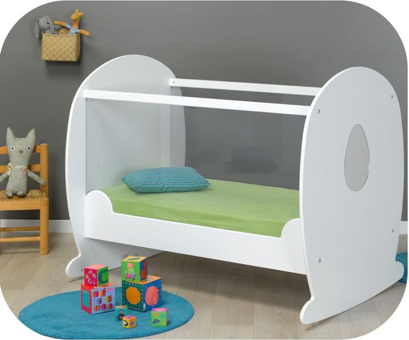 Sofamo Lit A Parois Bebe Blanc Lutin Lestendances Fr