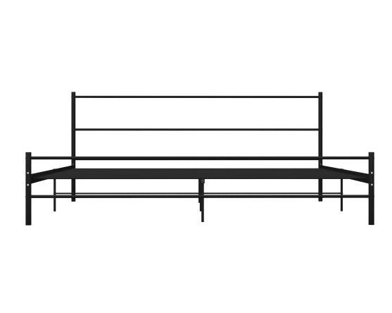 Lit adulte métal noir Tence 180x200 cm - Photo n°3