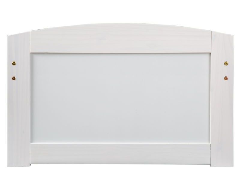 Lit banquette 4 tiroirs pin massif blanc Zara 90x190 cm - Photo n°4
