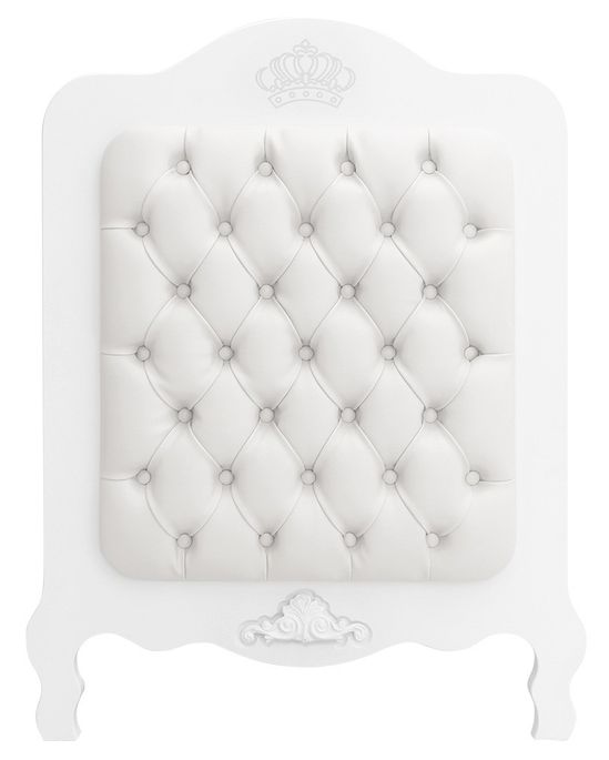 Bopita Lit Bebe Capitonne Hetre Massif Blanc Diva 60x1 Cm Lestendances Fr