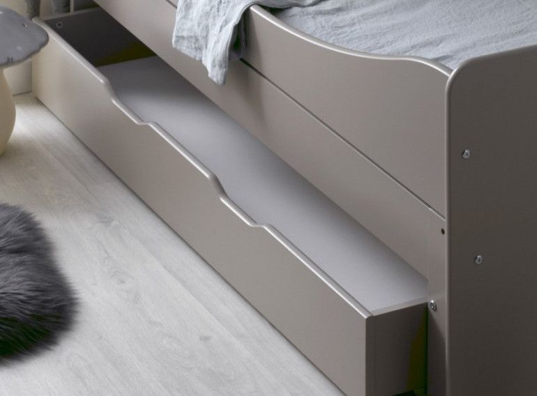 Lit évolutif avec tiroir 90x140/190 cm bois beige Féroé - Photo n°6