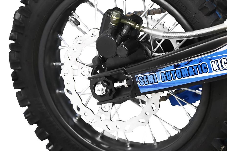 Tonado 125cc 4 temps 14/12 e-start semi automatique bleu Dirtbike - Photo n°10