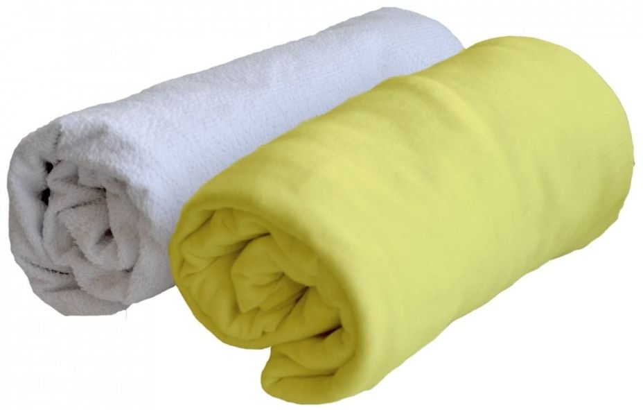 Doux Nid Lot 1 Alese 1 Drap Housse Bebe 60 X 1 Cm Citron Doux Nid Lestendances Fr
