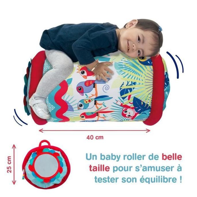 Ludi Rouleau De Bebe Tissu Polyester Et Pvc 40 X 27 Cm A Partir De 6 Mois Lestendances Fr