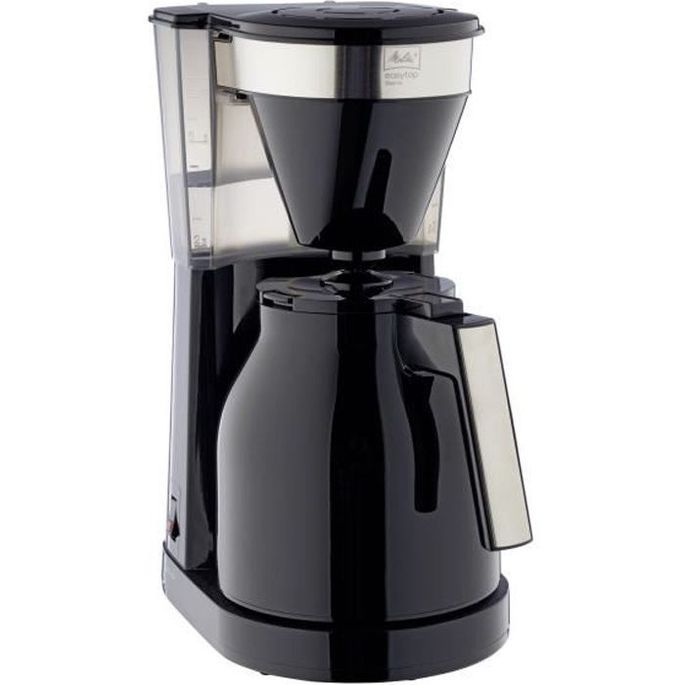MELITTA Easy Top Therm II 1023-08 - Cafetiere filtre 1L - 1050 W - Noir - Photo n°1