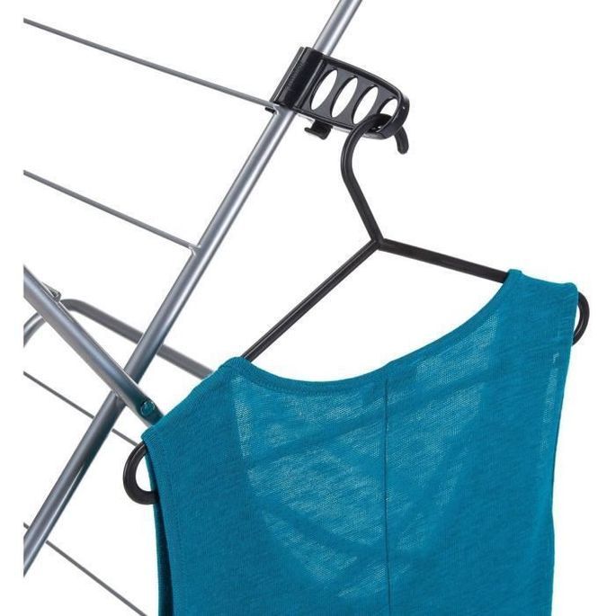MINKY IH86590100V Séchoir a linge - Double sécurité - Argenté - Photo n°5