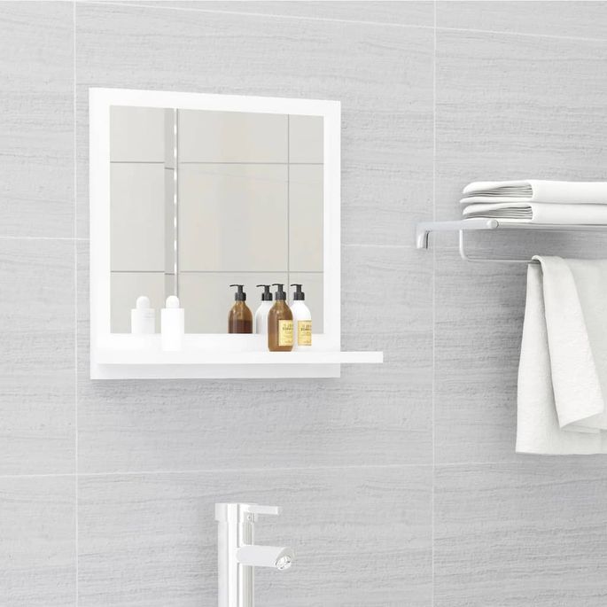 Miroir de salle de bain Blanc 40x10,5x37 cm - Photo n°2