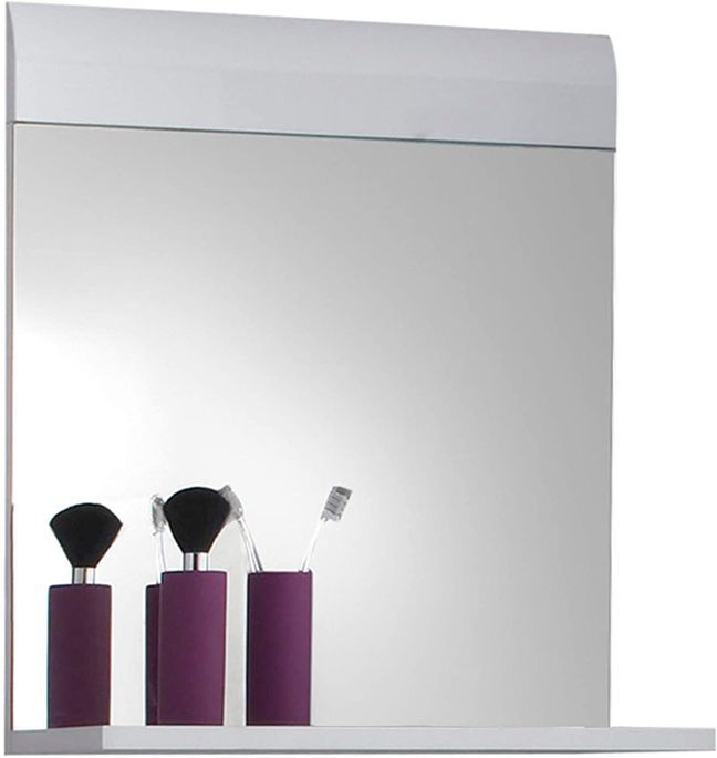 Miroir de salle de bain blanc brillant Kinzo 80 cm - Photo n°1