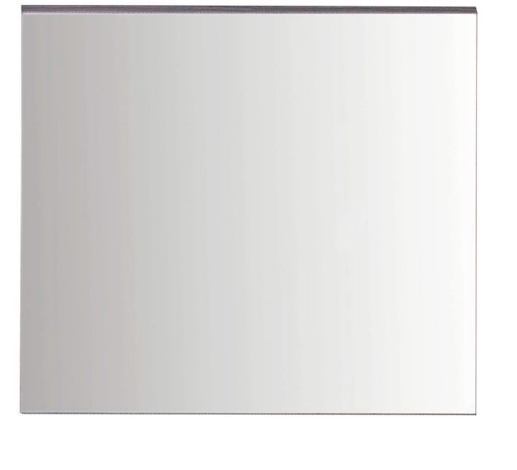 Miroir mural rectangulaire chêne gris Varok 60 cm - Photo n°1