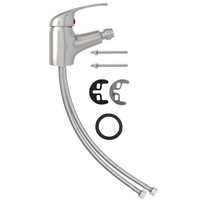 Mitigeur de bidet de salle de bain Argenté 13x12 cm - Photo n°4