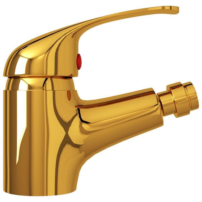 Mitigeur de bidet de salle de bain Doré 13x12 cm - Photo n°3