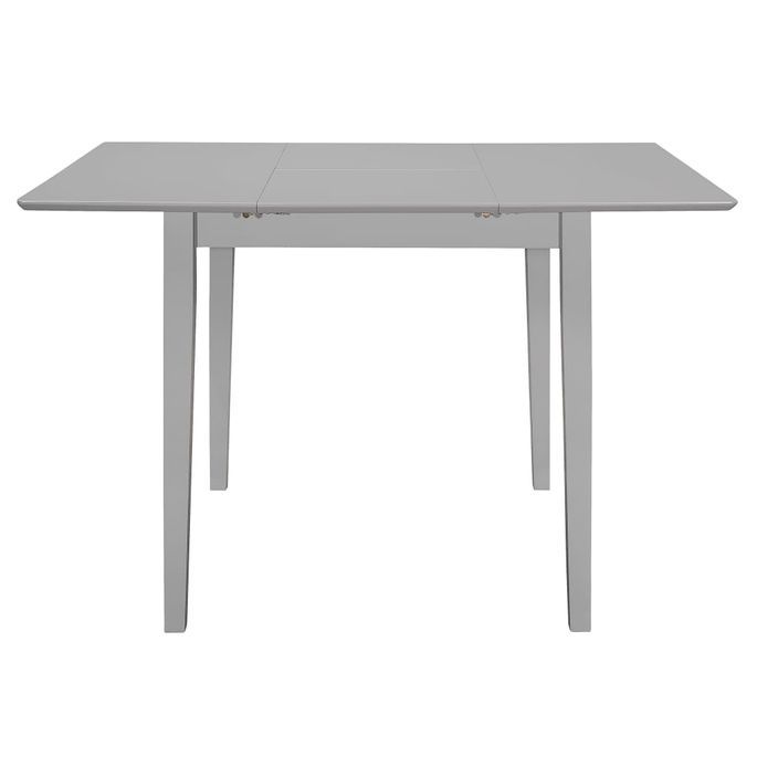 Mobilier de salle à manger 5 pcs MDF Gris - Photo n°4
