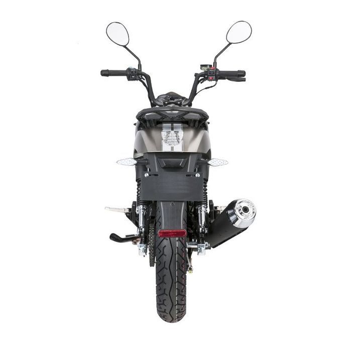 Moto 125cc homologuée 2 personnes Kiden KD125-K noir - Photo n°3