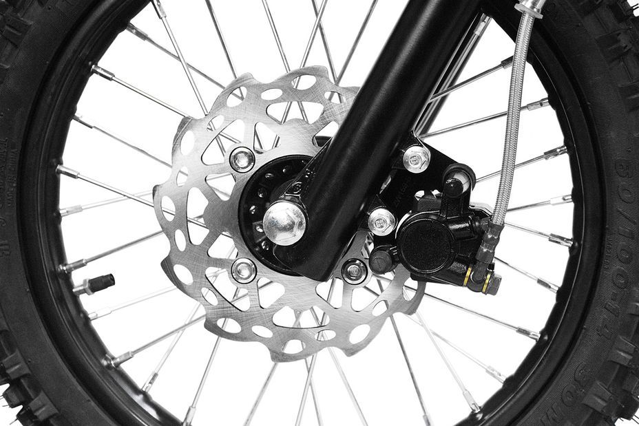 Moto 125cc Storm 4 temps 14/12 e-start semi automatique rouge - Photo n°8