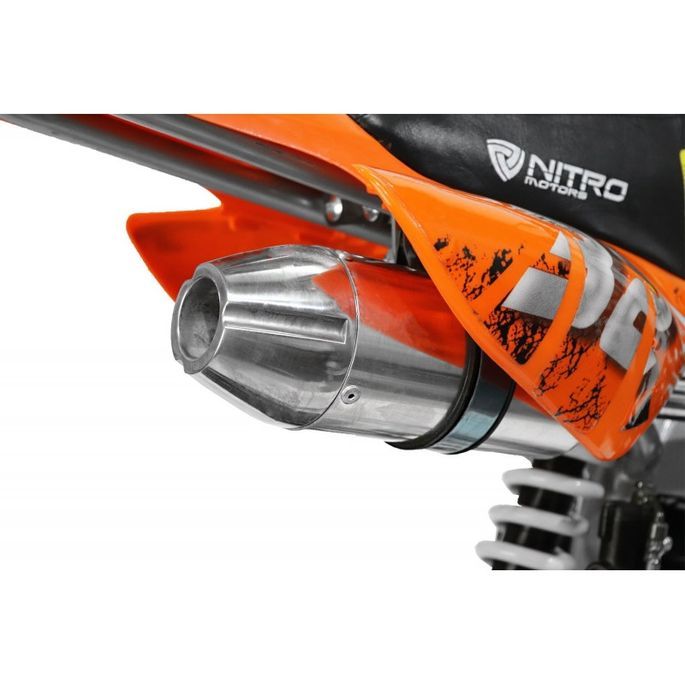 Moto cross 125cc automatique 17/14 orange Sprinter - Photo n°11