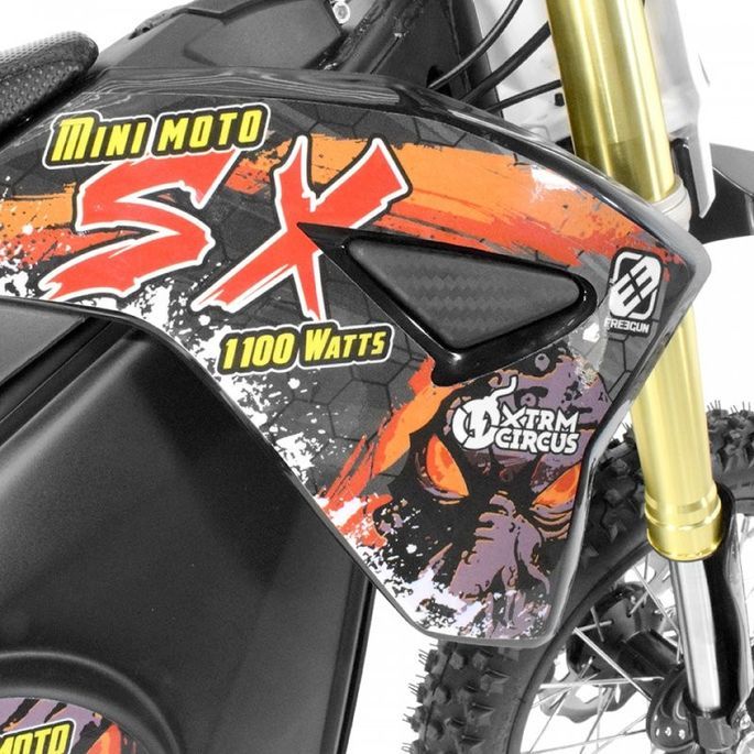 Moto cross électrique 1100W lithium FX vert 12/10 - Photo n°3