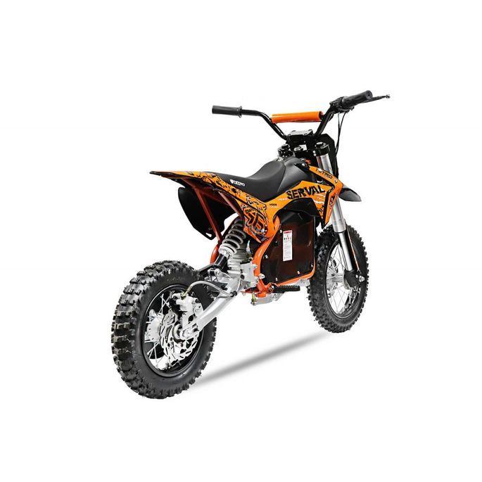 Moto cross électrique 1200W 48V lithium 12/10 Prime orange - Photo n°4