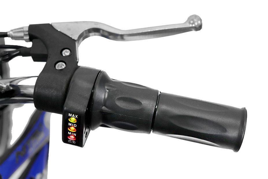 Moto cross électrique 500W 36V 10/10 Prime bleu - Photo n°5