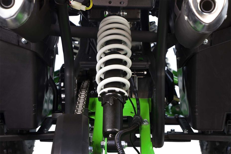 Moto cross électrique avec roues stabilisatrices Flee 300W vert - Photo n°8