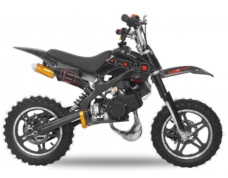 Moto cross enfant 49cc e-start 10/10 Viper noir - Photo n°1