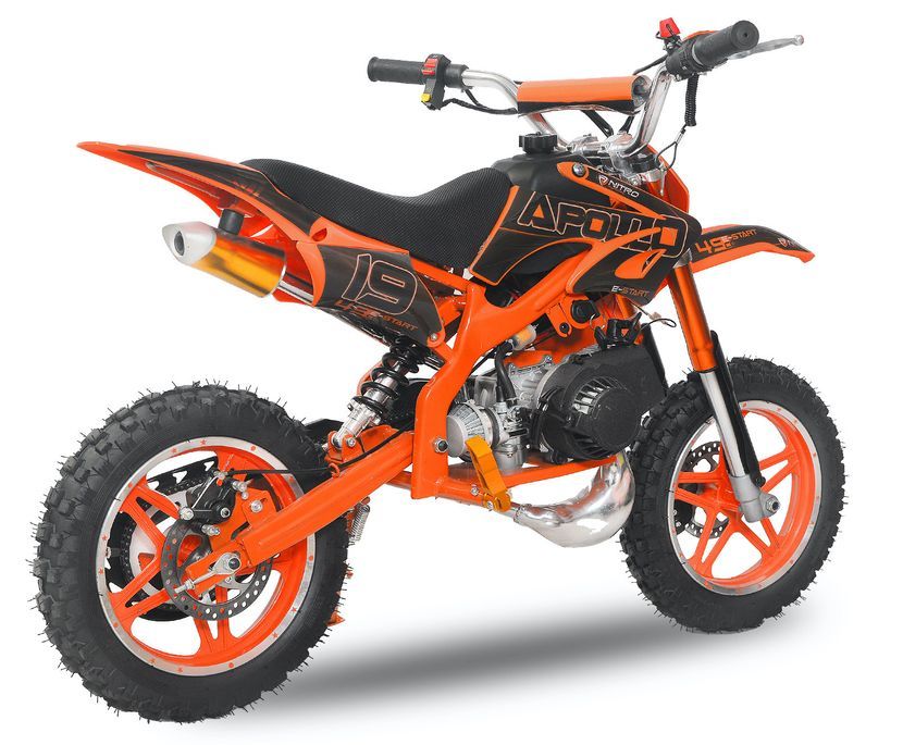 Moto cross enfant 49cc e-start 10/10 Viper orange - Photo n°1
