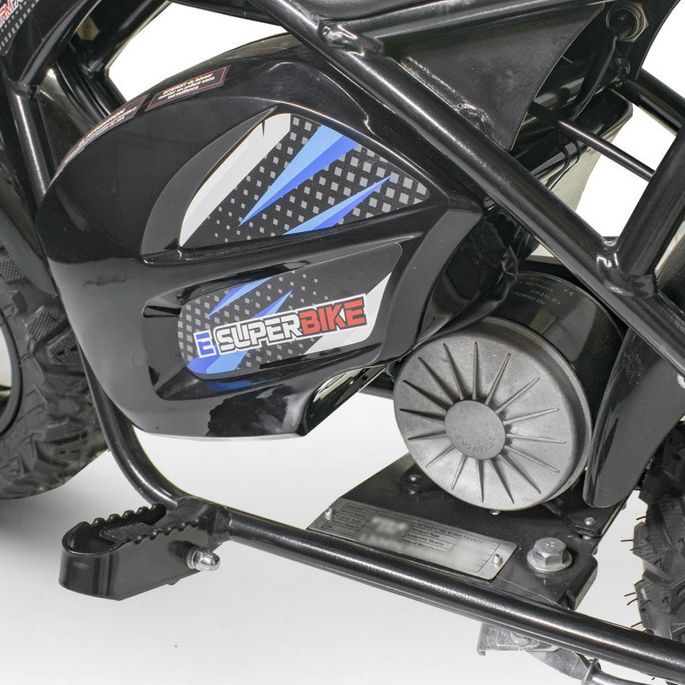 Moto électrique enfant avec petites roues 250W 24V Bleu Strike - Photo n°4