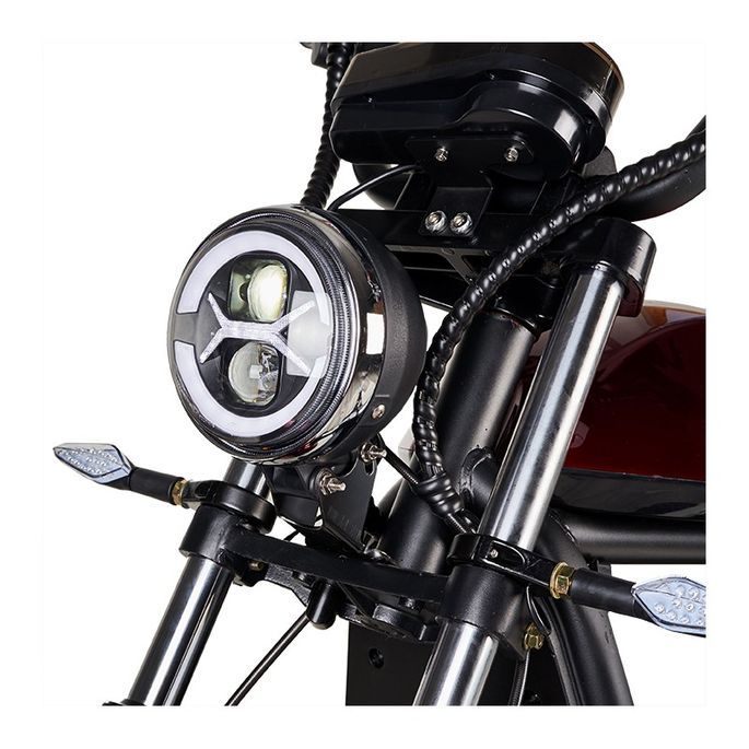 Moto électrique Harley gris 3000W – 45 km/h - homologué route - Photo n°8