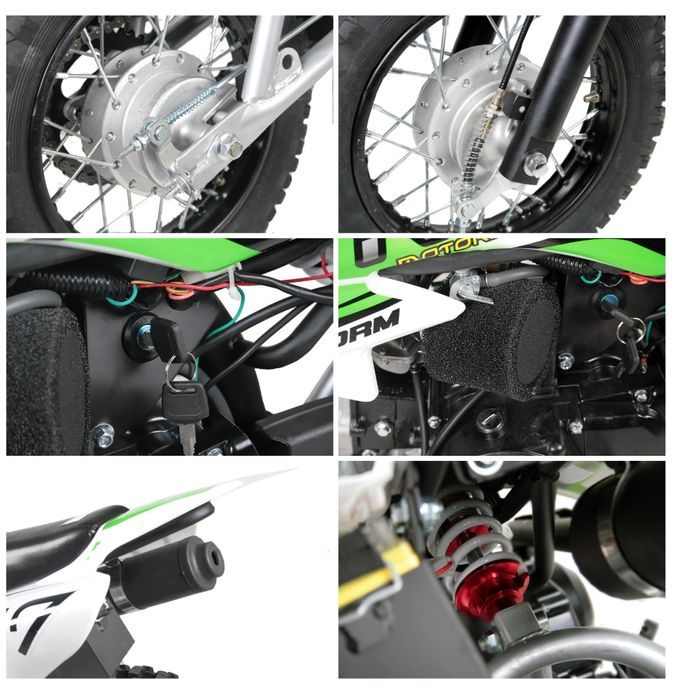 Storm V2 90cc automatique rouge 10/10 pouces Dirt Bike - Photo n°3