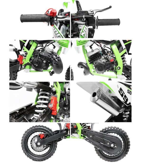 NRG KTM 50cc vert 14/12 pouces 9cv automatique freins hydrauliques - Photo n°6